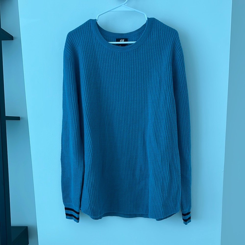 H&M Blue Long Sleeve Shirt